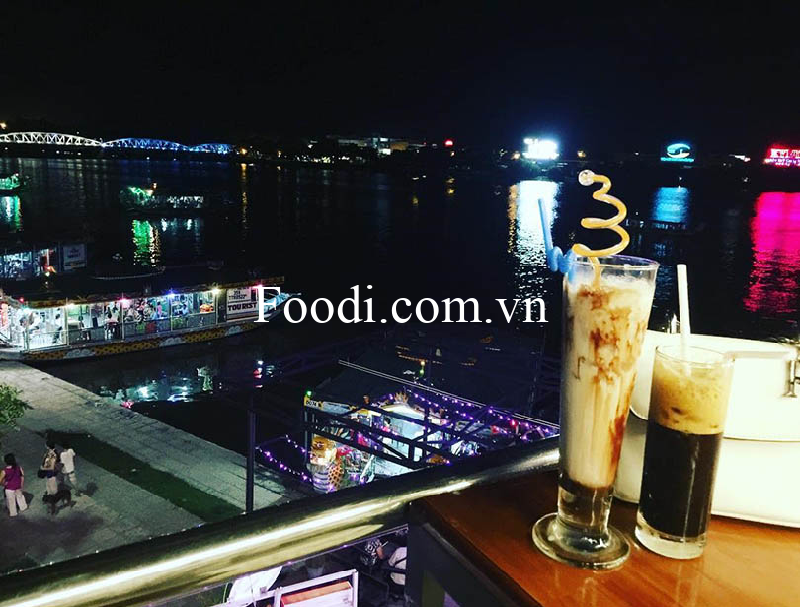 Top 20 quán cà phê Huế cảnh đẹp, view cao ngắm sông thành phố đêm
