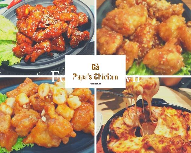 Papa's Chicken: Đánh giá nhà hàng gà rán Hàn Quốc ngon nhất