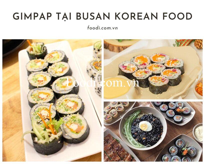 Busan Korean Food - Đồ ăn Hàn Quốc với giá Việt Nam ở phía Sài Gòn