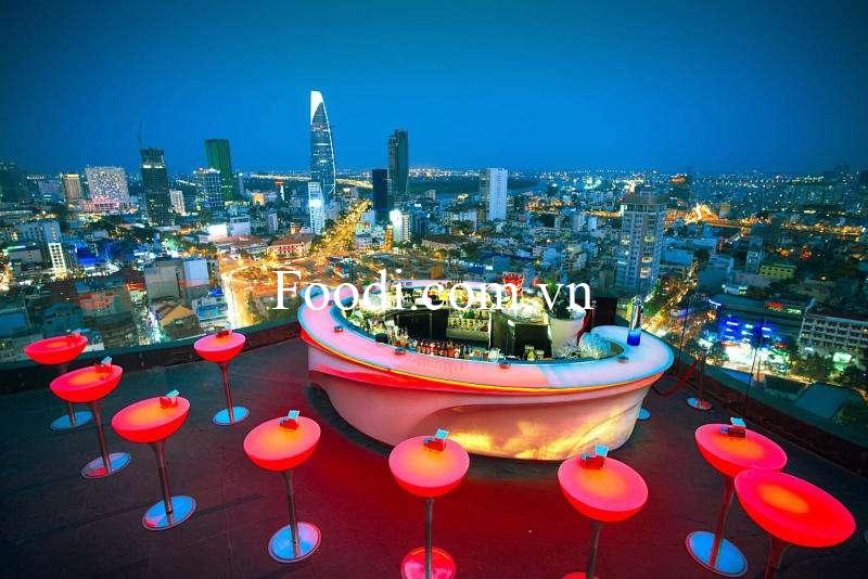 Top 20 Quán rooftop Sài Gòn TPHCM đẹp view  ngắm hoàng hôn ban đêm